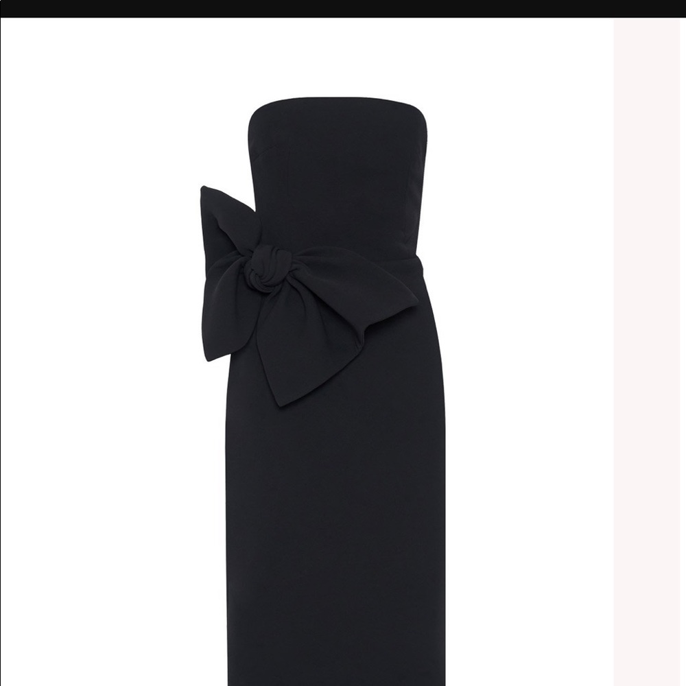 By Johnny strapless black dress (mini with bow)